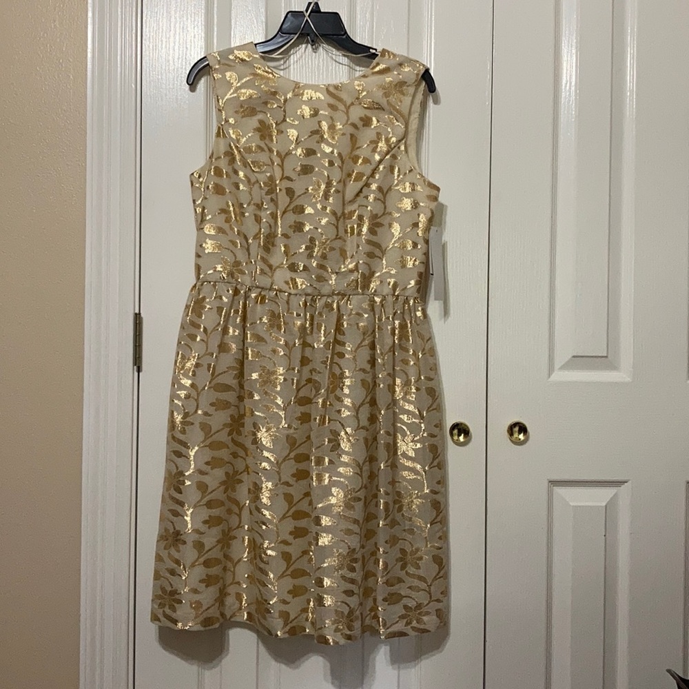 Gold dress